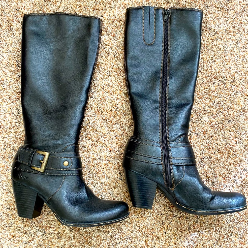 B.O.C. Born Concept Rappa knee high womens boot.  Size 7, Black